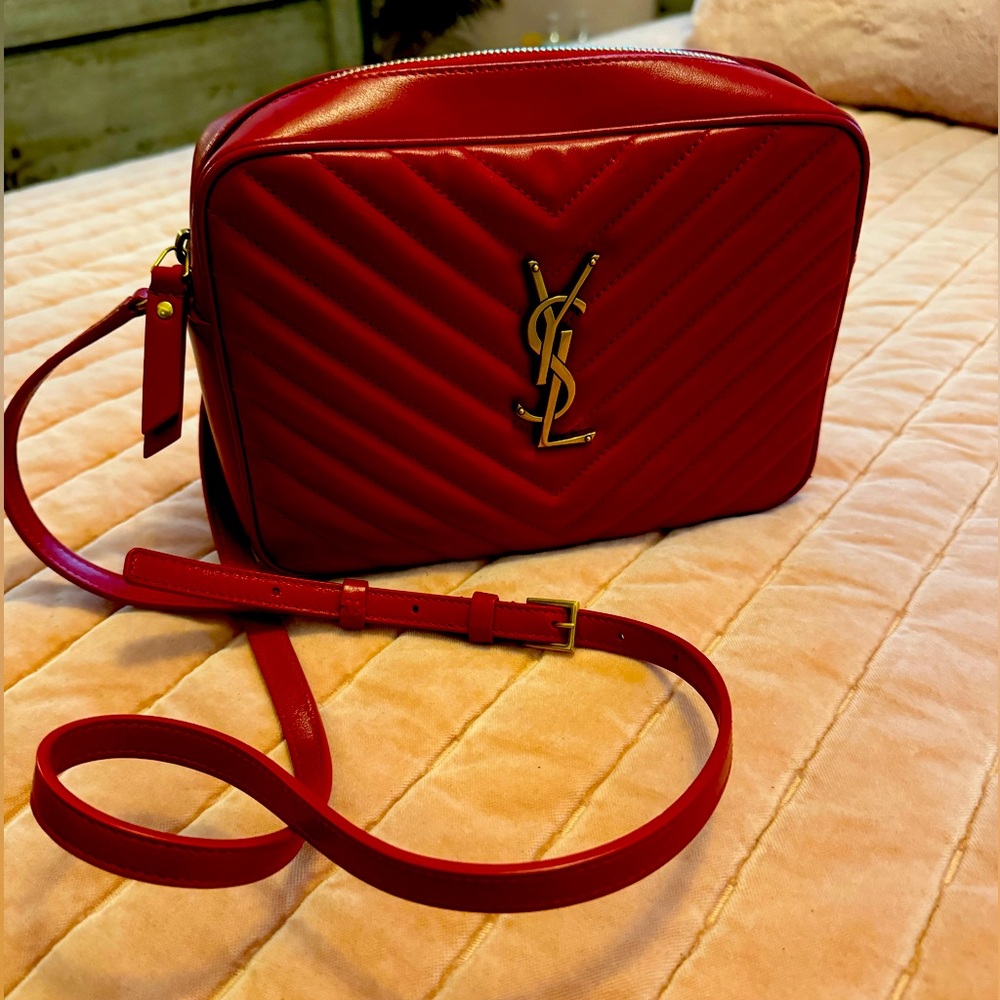 Yves Saint Laurent Red Crossbody Bag